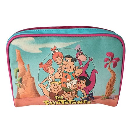 NECESSAIRE PU HB FLINTSTONES ALL FAMILY NATURE FD