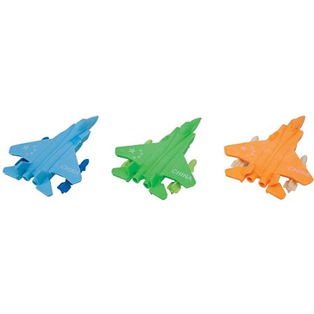 BORRACHA DE APAGAR FORMATO AVIAO CORES SORTIDAS 8 X 6 CM