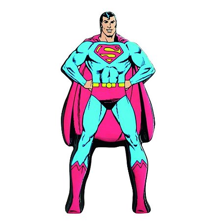 COFRE CERAMICA DC SUPERMAN CHARACTER AZUL/VERMELHO 17,5 X 5