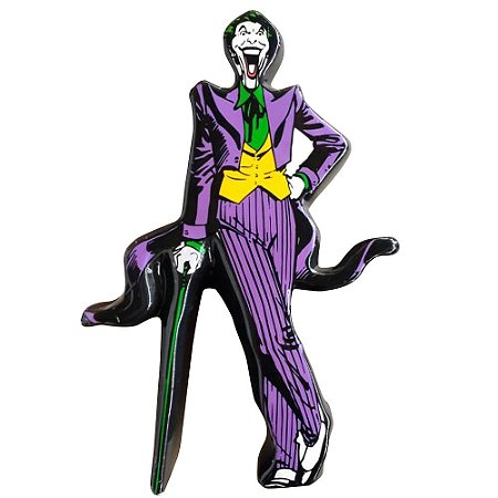 COFRE CERAMICA DC JOKER CHARACTER ROXO 17,5 X 5 X 25 CM