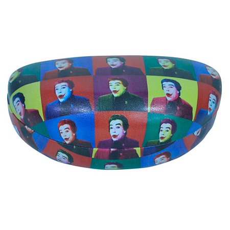 CAIXA P/ OCULOS PU DCO JOKER ALL FACES COLORIDO 16,5 X 6,9 X