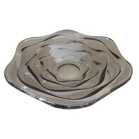 CENTRO DE MESA VIDRO 35CM