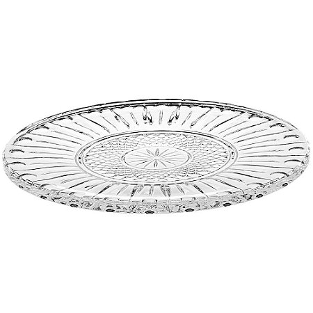 PRATO PARA BOLO WINDSOR DE CRISTAL DE CHUMBO D30,5CM