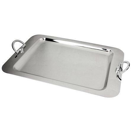 BANDEJA ECO RETANGULAR EM INOX 49X27CM