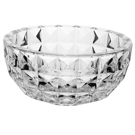 CENTRO DE MESA AQUAMARINE EM CRISTAL ECOLOGICO D24,5XA12CM