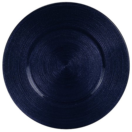 SOUSPLAT DE VIDRO 33CM CIRCLEA AZUL