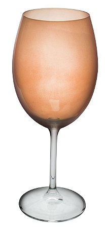 JOGO DE 6 TACAS PARA AGUA GASTRO EM CRISTAL ECOLOGICO 580ML A23CM COR LARANJA