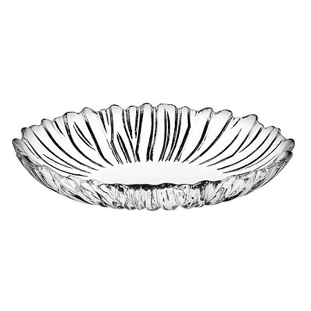 JOGO DE 3 TRAVESSAS OVAL AURORA EM VIDRO L15,5XP10XA2,5CM