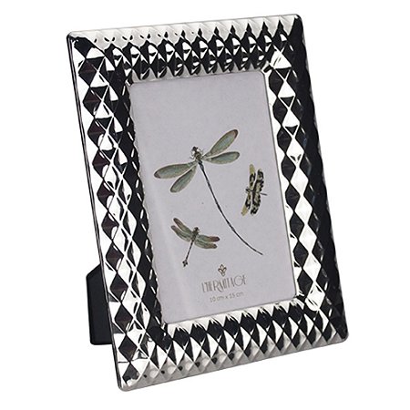 PORTA RETRATO OPTICO EM ACO INOX 10X15CM