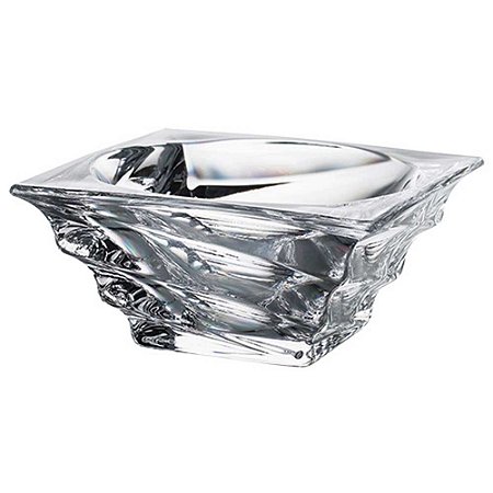 CENTRO DE MESA CASABLANCA EM CRISTAL ECOLOGICO L11XP11XA6CM TRANSPARENTE