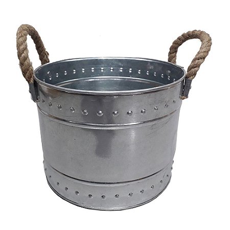 CHAMPANHEIRA EM FERRO GALVANIZADO D21XA16CM