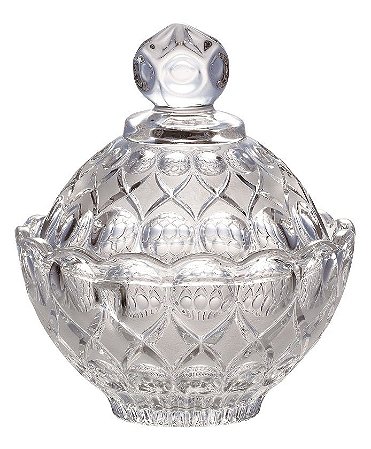 POTICHE ANGELICA FROZZEN EM CRISTAL ECOLÓGICO 11CM