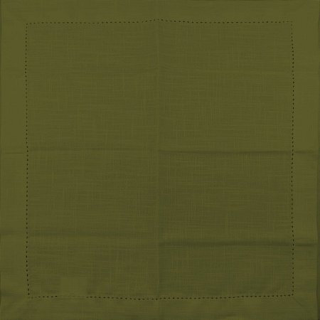 JOGO DE 2 GUARDANAPOS AJOUR EM ALGODAO L40XP40CM COR VERDE
