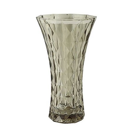 VASO AQUAMARINE EM CRISTAL ECOLOGICO D14,5XA25,5CM COR VERDE