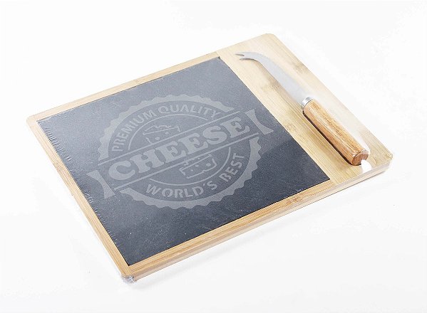 JG DE 3 PECAS PARA QUEIJO EM BAMBU L28XP22CM