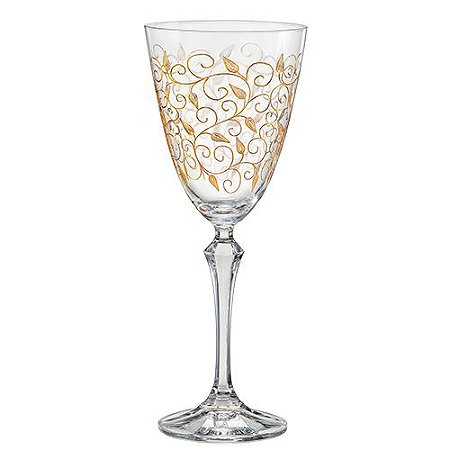 JG 6 TACAS AGUA ELIZABETH CRISTAL ECOLOGICO 350ML 24CM