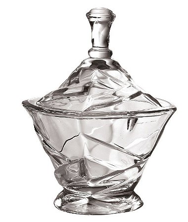 BOMBONIERE EM CRISTAL ECOLÓGICO 14CM