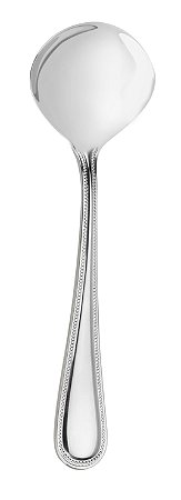 CONCHA PARA SOPA PEARL EM INOX COM CAIXA