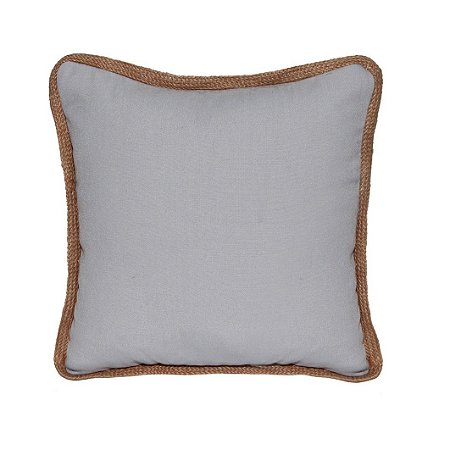 ALMOFADA JUTA EM POLIESTER L45XP45CM COR AZUL
