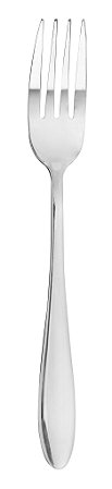 GARFO PARA SOBREMESA MADISON EM ACO INOX COR PRATA