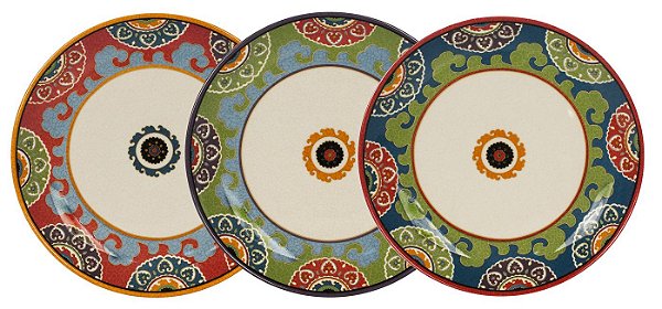 PRATO RASO ROYAL SUZANI PORCELANA 28CM