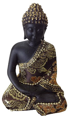 ESTATUA DECORATIVA BUDA EM RESINA LOTUS L7XP5XA11.5CM