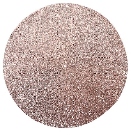 LUGAR AMERICANO EM PLASTICO D38CM COR ROSE