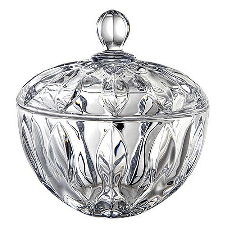 POTICHE OCEAN EM CRISTAL D17,5XA18,4CM