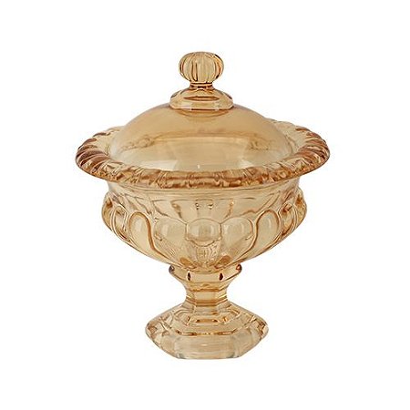 POTICHE DECORATIVO ATHENAS PE CRISTAL ECOLOGIC 13X15X13 AMBA