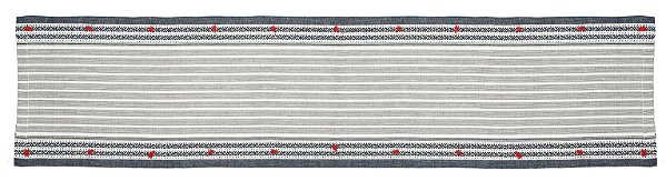 TRILHO DE MESA PERU EM ALGODAO L160XP35CM COR AZUL