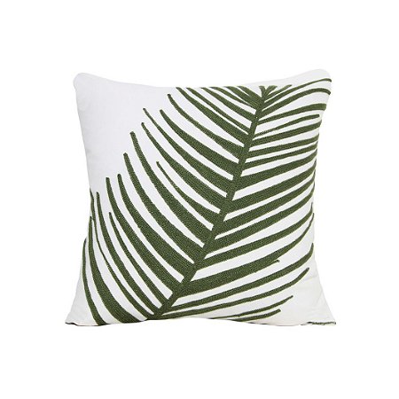 ALMOFADA FOLHA EM ALGODAO L45XP45CM