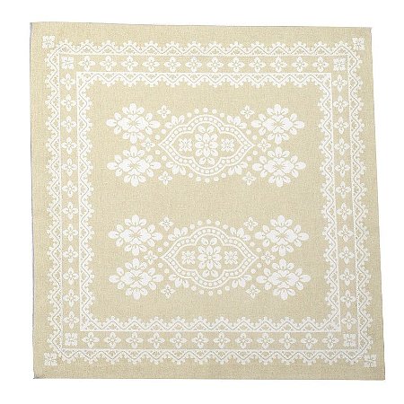 JG DE 2 GUARDANAPOS CASHEMIR EM ALGODAO L40XP40CM