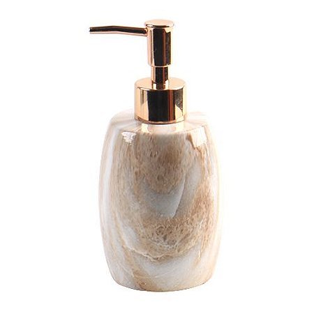 PORTA SABONETE GABINETTO CERAMICA D8XA17,2CM 370ML COR BEGE