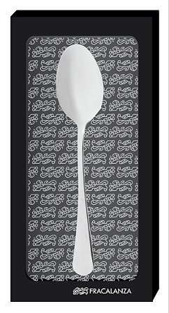 COLHER DE ARROZ LISO EM ACO INOX COM CAIXA