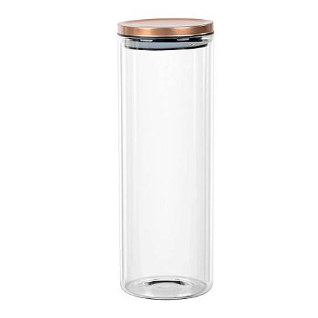PORTA MANTIMENT VIDRO BOROSSILICAT TAMPA METAL 1,8L 10X27X10