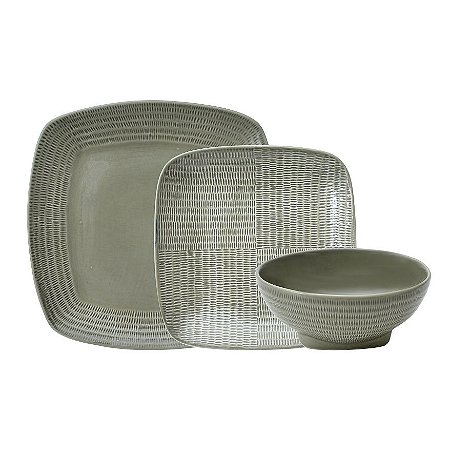 APARELHO DE JANTAR FORGE 18 PECAS EM PORCELANA