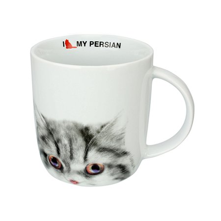 CANECA I LOVE MY PET PERSIAN EM PORCELANA 340ML