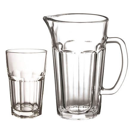 JG PARA REFRESCO DOVER 7 PECAS EM VIDRO (1,2L+6X300ML)