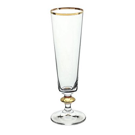 JG 6 TACAS CHAMPANHE BELLA CRISTAL ECOLOGICO 205ML 20,3CM