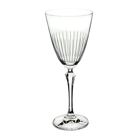 JG 6 TACAS AGUA ELIZABET LAPIDAD CRISTAL ECOLOGIC 350ML 24CM