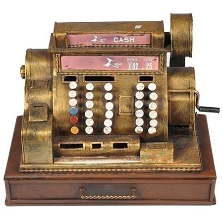 MINIATURA MAQUINA REGISTRADORA 23X18 CM