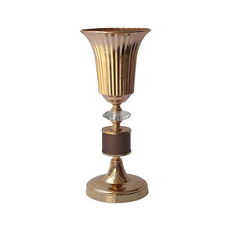 CASTICAL DE METAL DOURADO