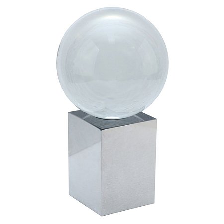 PECA DECORATIVA DE CRISTAL 9CM X 9CM X 17CM