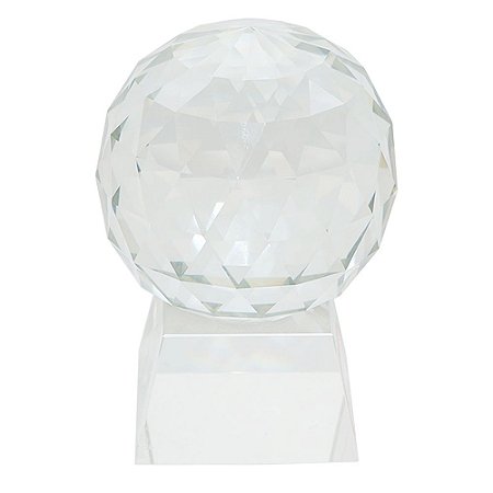 PECA DECORATIVA DE CRISTAL 10CM X 10CM X 12,5CM