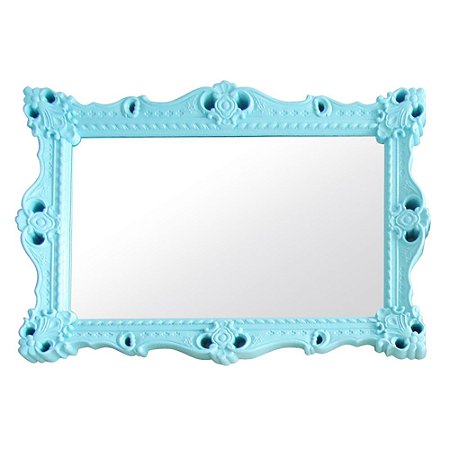 ESPELHO MDF GRAND CHALET AZUL 73 X 103 CM