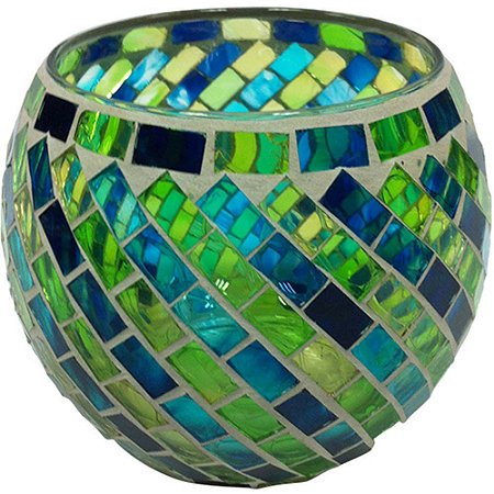 VASO DE MOSAICO - 12X10 CM