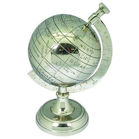GLOBO INDIANO DE METAL DECORATIVO 19X13X32 CM