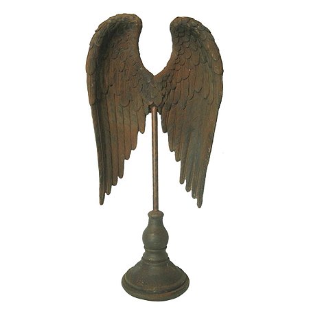 PECA DECORATIVA ASAS 25CM X 14CM X 52CM