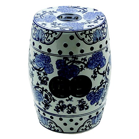 BANQUETA DE CERAMICA DECORATIVA