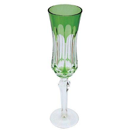 JOGO DE TACAS PARA CHAMPAGNE - VERDE - 6 PCS